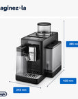Delonghi Rivelia Latte FEB 4455.B - Black