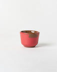 Porcelain Espresso Cup - Rose & Glossy Chocolate