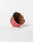 Porcelain Espresso Cup - Rose & Glossy Chocolate