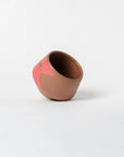 Porcelain Tasting Cup Small - Pink & Matte Chocolate