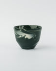Cappuccino / Filter Coffee Porcelain Mug - Glossy Green