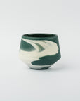Tasse en porcelaine Dégustation - Vert mat