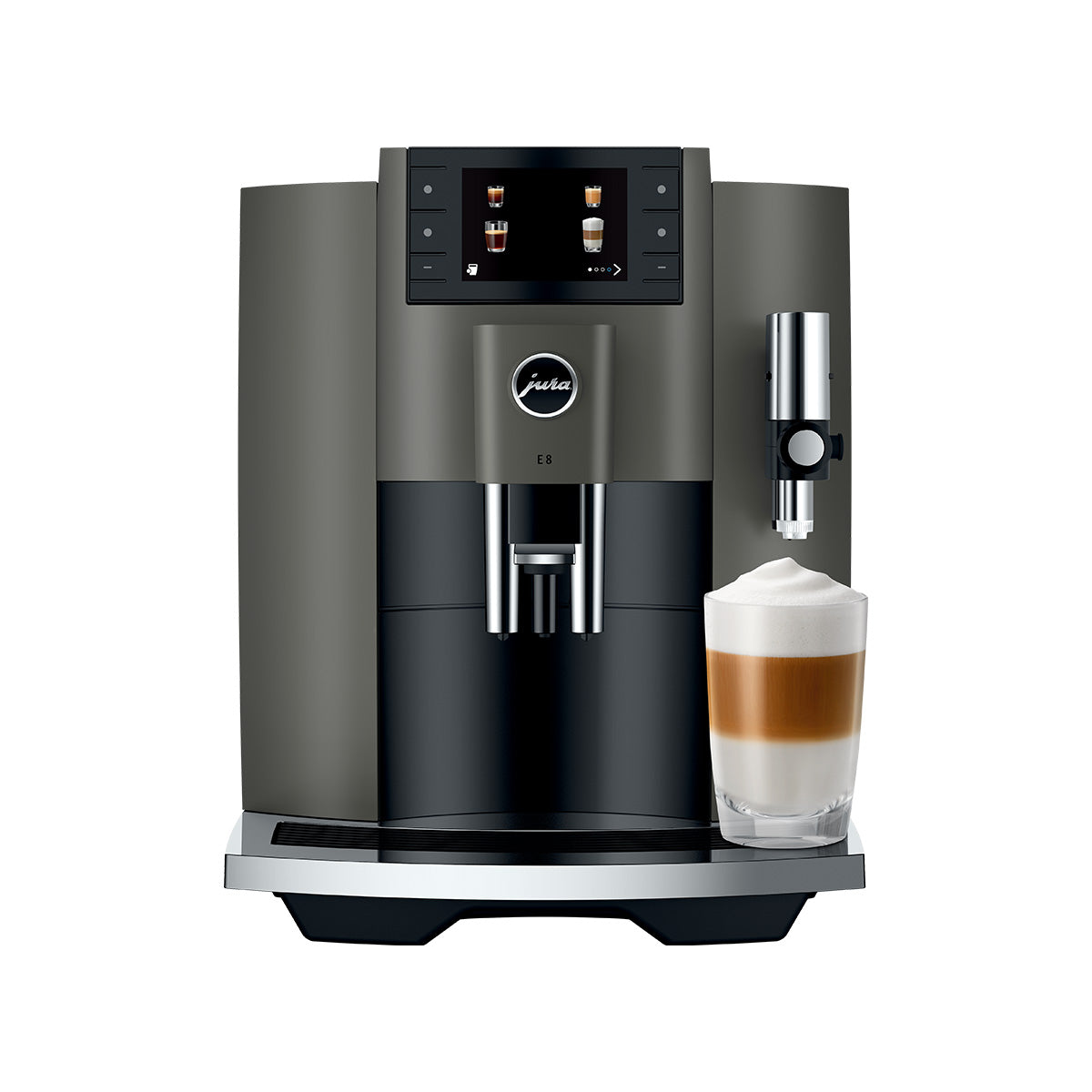 Jura E8 - Dark Inox – La maison du barista