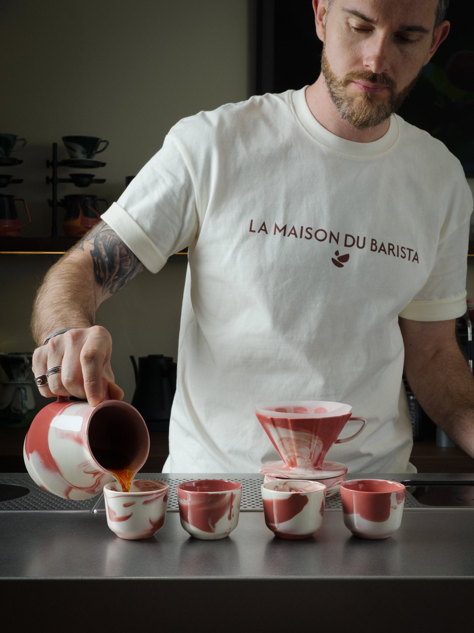 Barista café v60