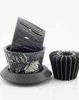 Dripper porte filtre porcelaine - MK studio MANTLE noir