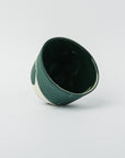 Tasse en porcelaine Cappuccino / Café filtre - Vert mat