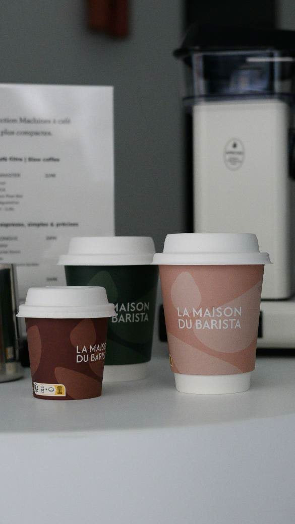 Gobelets à emporter La Maison du Barista