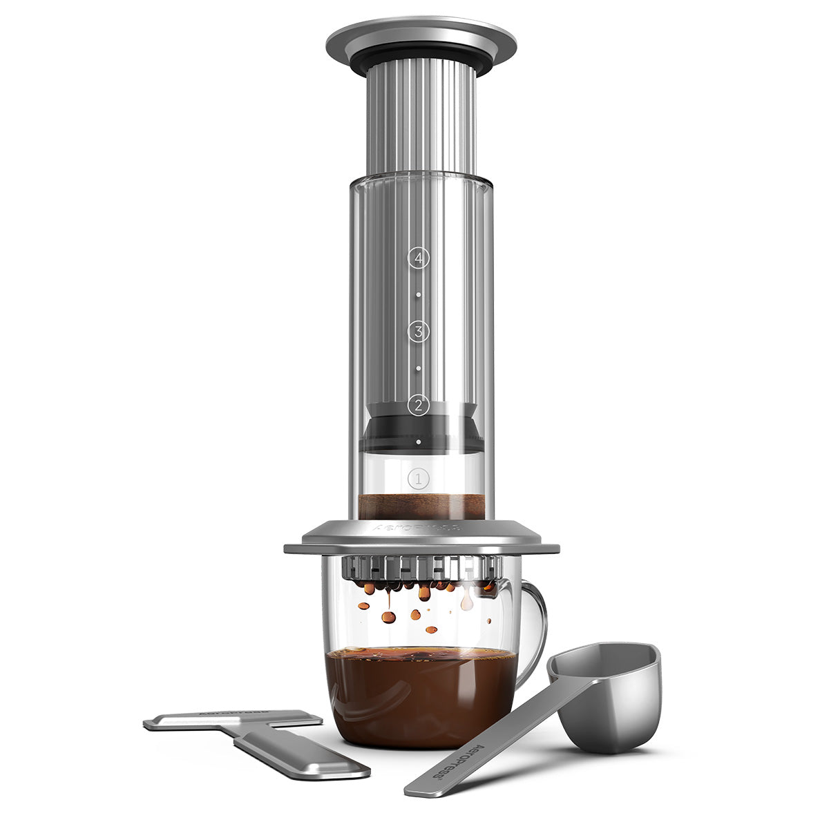 Aeropress Premium - Acier et verre