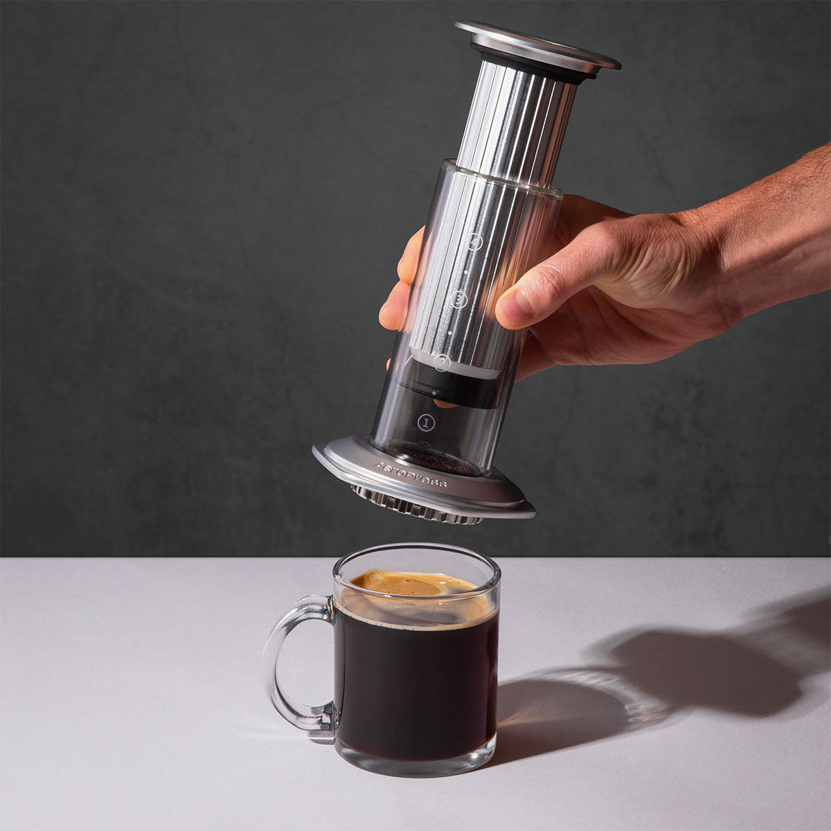 Aeropress Premium - Acier et verre
