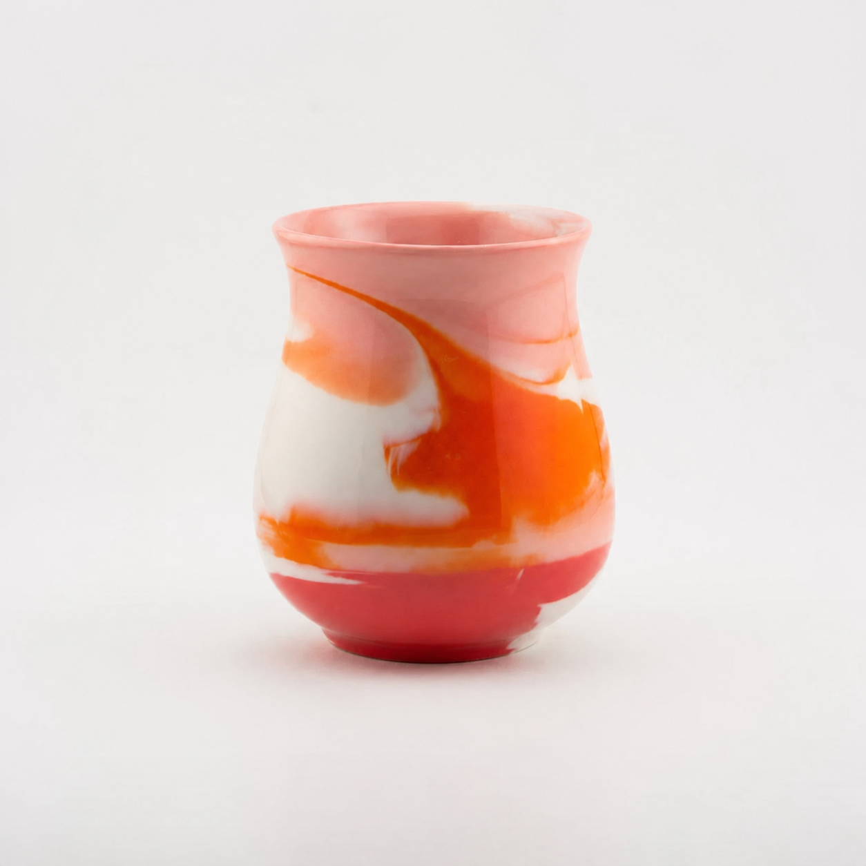 Tasse en porcelain MK Studio TULIP - 300 ml rose &amp; orange